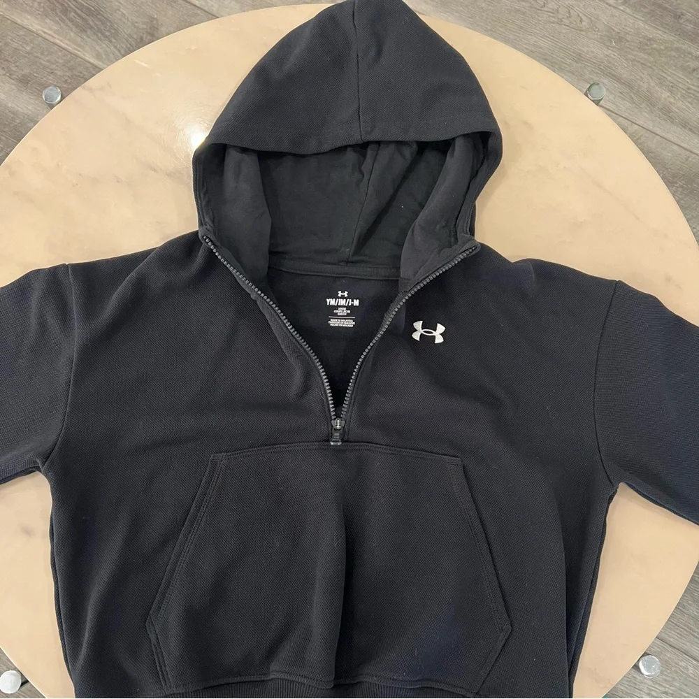 Under Armour Girls Black Hoodie Sweatshirt